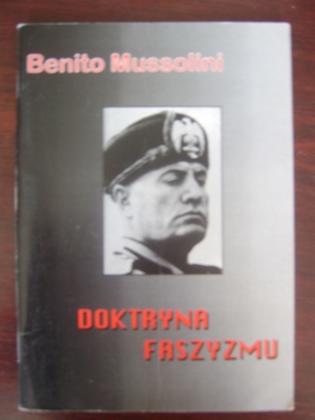 Okładka: Benito Mussolini - Doktryna faszyzmu