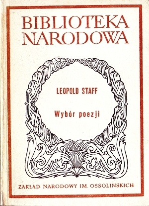 Okładka: Leopold Staff - Wybór poezji