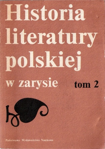Okładka: Marian Stępień - Historia literatury polskiej w zarysie, tom 2