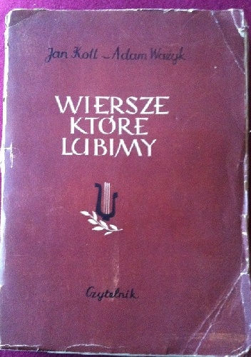 Okładka: Jan Kott - Wiersze które lubimy
