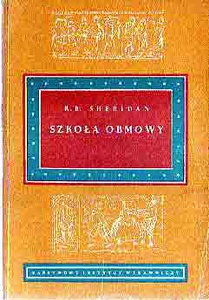 Okładka: Richard Brinsley Sheridan - Szkoła obmowy