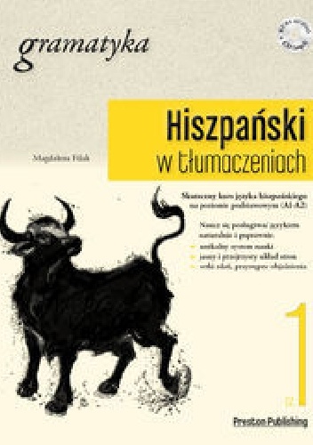 Okładka: Magdalena Filak - Hiszpański w tłumaczeniach. Gramatyka 1 + CD