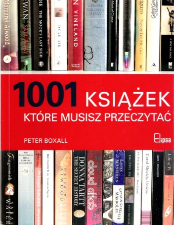 Okładka: Peter Boxall - 1001 książek, które musisz przeczytać