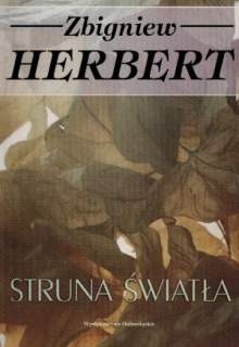 Okładka: Zbigniew Herbert - Struna światła