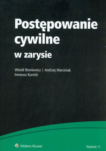 Okładka: Witold Broniewicz - Postępowanie cywilne w zarysie