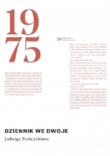 Okładka: Jadwiga Stańczakowa - Dziennik we dwoje