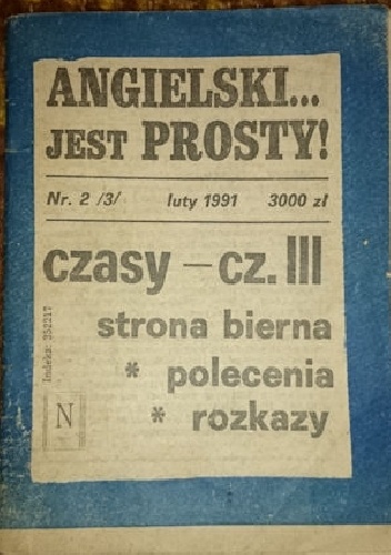 Okładka:  - Angielski jest prosty ! Nr 2/3 luty 1991