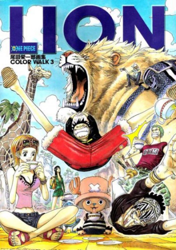 Okładka: Eiichiro Oda - One Piece. Color Walk 3. Lion