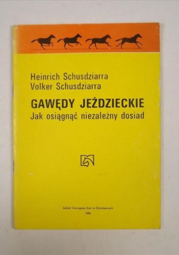 Okładka: Heinrich Volker Schusdziarra - Gawędy jeździeckie