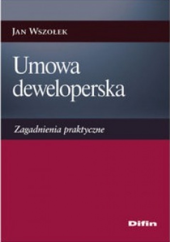 Okładka: Jan Wszołek - Umowa deweloperska