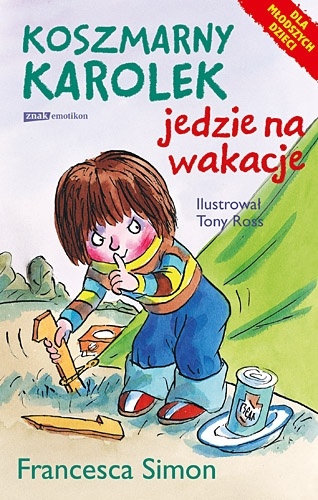 Okładka: Francesca Simon - Koszmarny Karolek jedzie na wakacje