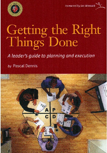 Okładka:  - Getting the Right Things Done