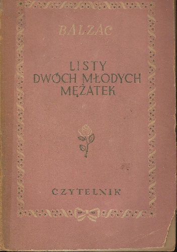 Okładka: Honoré de Balzac - Listy dwóch młodych mężatek