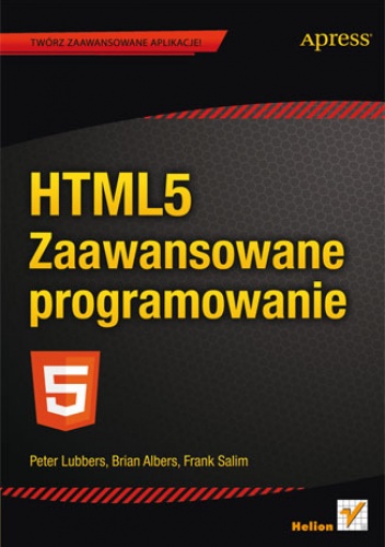 Okładka: Peter Lubbers - HTML5. Zaawansowane programowanie