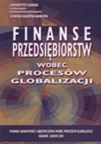 Okładka: Ryszard Wierzba - Finanse przedsiębiorstw wobec procesu globalizacji