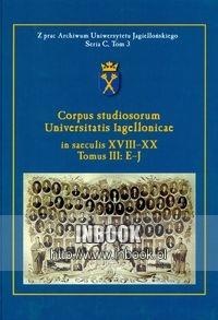 Okładka: Krzysztof Stopka - Corpus studiosorum Universitatis Iagellonicae