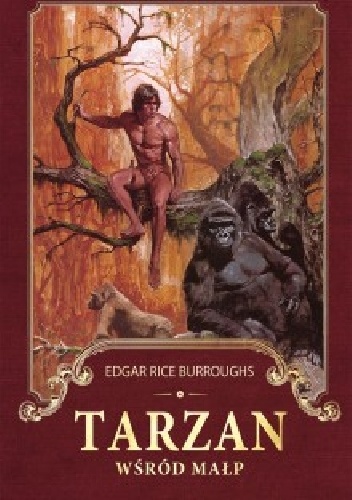 Okładka: Edgar Rice Burroughs - Tarzan wśród małp