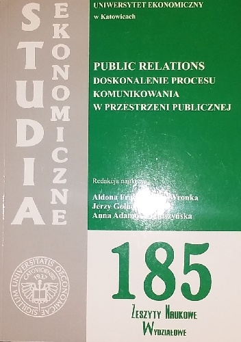 Okładka:  praca zbiorowa - Studia ekonomiczne. 185 Zeszyty Naukowe Wydziałowe