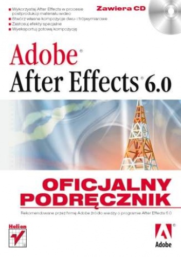 Okładka:  - Adobe After Effects 6.0. Oficjalny podręcznik