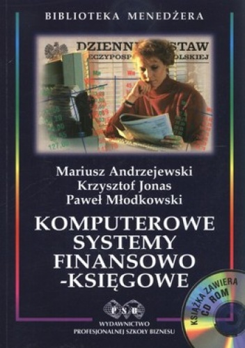 Okładka: Mariusz Andrzejewski - Komputerowe systemy finansowo-księgowe. Podręcznik - zbiór zadań + CD