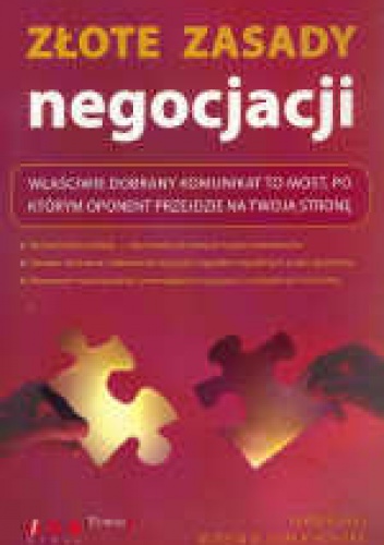 Okładka: Vlasta A. Lopuchovska - złote zasady negocjacji