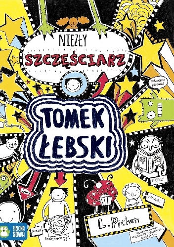 Okładka: Liz Pichon - Tomek Łebski - niezły szczęściarz