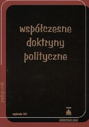 Okładka:  - Współczesne doktryny polityczne