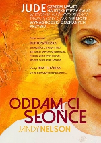Okładka: Jandy Nelson - Oddam ci słońce