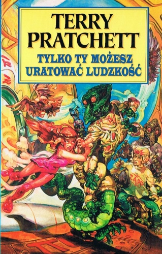 Okładka: Terry Pratchett - Tylko ty możesz uratować ludzkość