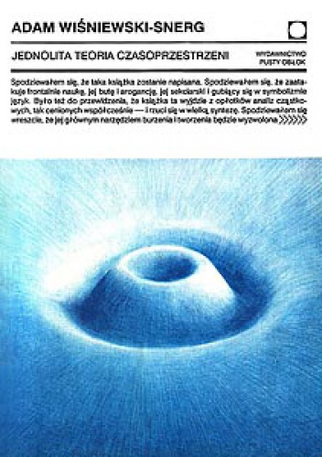 Okładka: Adam Wiśniewski-Snerg - Jednolita teoria czasoprzestrzeni