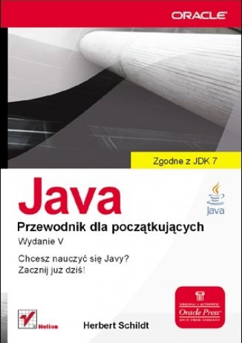 Okładka: Herbert Schildt - Java. Przewodnik dla początkujących. Wydanie V