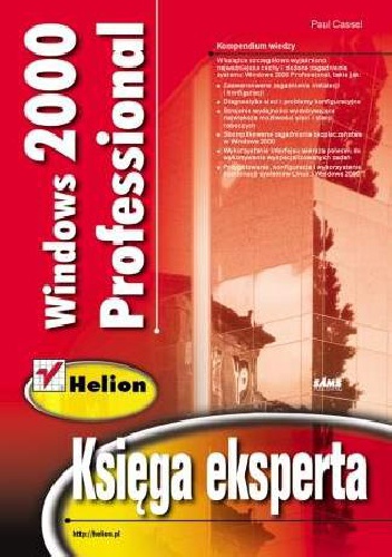 Okładka: Paul Cassel - Windows 2000 Professional. Księga eksperta