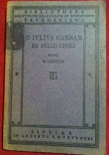 Okładka: Gajusz Juliusz Cezar - Belli Civilis Libri III