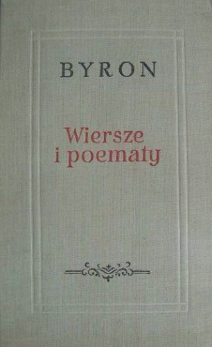 Okładka: George Gordon Byron - Wiersze i poematy