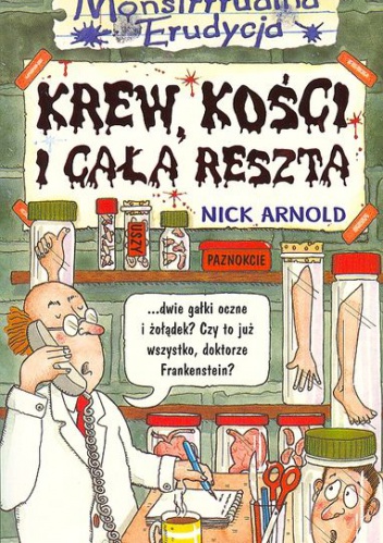 Okładka: Nick Arnold - Krew, kości i cała reszta