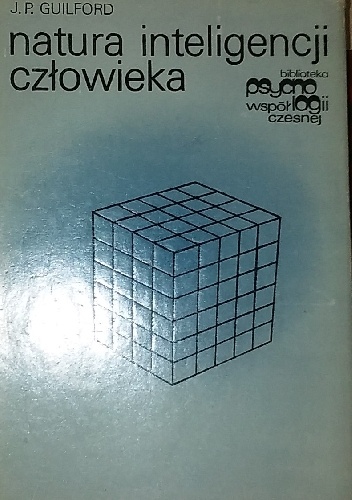 Okładka: Joy Paul Guilford - Natura inteligencji człowieka