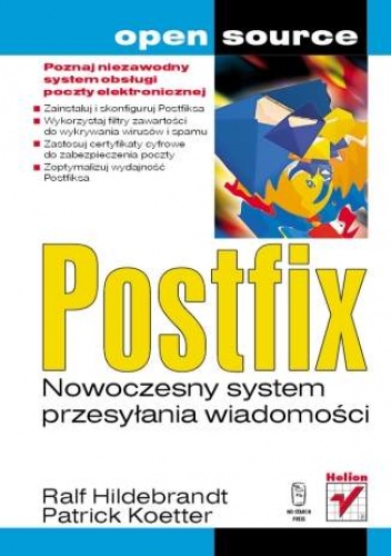 Okładka: Ralf Hildebrandt - Postfix. Nowoczesny system przesyłania wiadomości