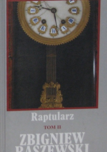 Okładka: Zbigniew Raszewski - Raptularz. Tom II