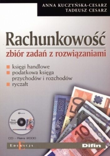 Okładka: Anna Kuczyńska-Cesarz - Rachunkowość. Zbiór zadań z rozwiązaniami