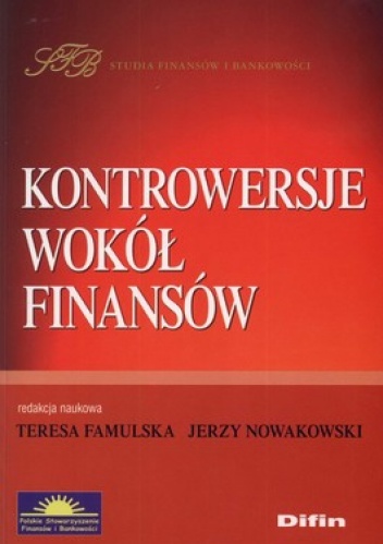 Okładka: Jerzy Nowakowski - Kontrowersje wokół finansów