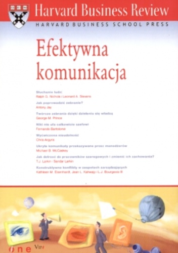 Okładka:  praca zbiorowa - Harvard Business Review. Efektywna komunikacja