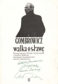 Okładka: Witold Gombrowicz - Walka o sławę Część 1