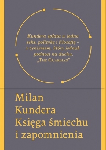 Okładka: Milan Kundera - Księga śmiechu i zapomnienia