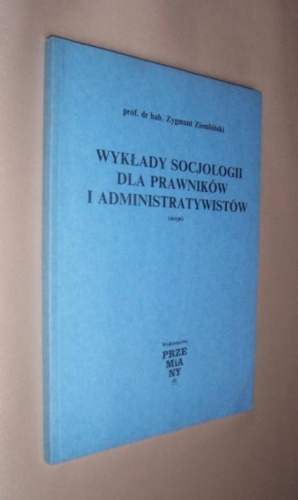 Okładka: Zygmunt Ziembiński - Wykłady socjologii dla prawników i administratywistów: (skrypt)