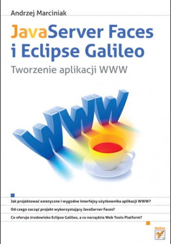 Okładka: Andrzej Marciniak - JavaServer Faces i Eclipse Galileo. Tworzenie aplikacji WWW