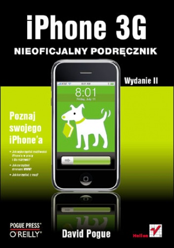 Okładka: David Pogue - iPhone 3G. Nieoficjalny podręcznik. Wydanie II