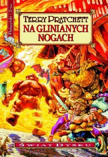Okładka: Terry Pratchett - Na glinianych nogach