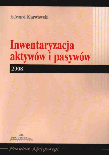 Okładka: E. Karwowski - Inwentaryzacja aktywów i pasywów