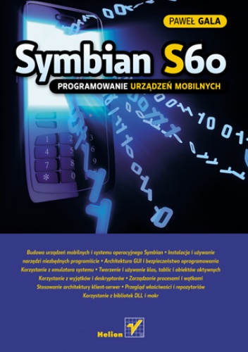 Okładka: Paweł Gala - Symbian S60. Programowanie urządzeń mobilnych