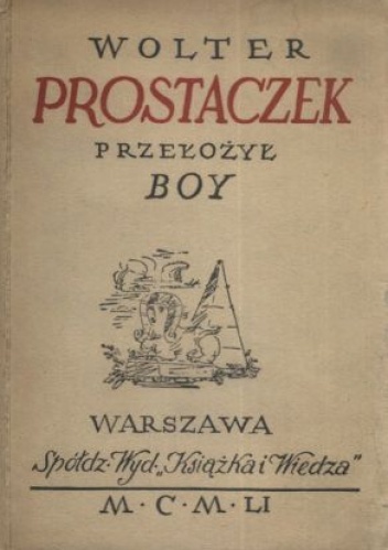 Okładka:  Voltaire - Prostaczek